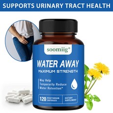 천연 이뇨배독캡슐 - 비타민 B6 칼륨 민들레 뿌리추출물 함유 - 부종 복부팽만 붓기 제거에 효과적 - 남녀 모두에게 적합, 1개, 60회분