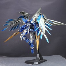 천수 메탈릭 MG 블루 아스트레이 D타입 비월더링 플래티넘 건담, 스타일 MG 블루 헤러시, C. 색상 블루 헤레틱 D+1 쌍 날개
