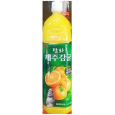 롯데 제주감귤주스 1.5L 12개 감귤주스 과일음료