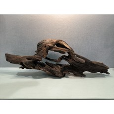 鏤空沉木 紫柚木爆裂紋 天然一體 空漏透瘦 缸鏤空沉木 爆裂紋紫柚木 碳化老料 魚缸造景 秒沉水, 1個