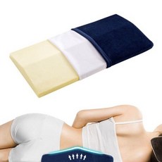 발베개 수면 푹신한 깊은잠 허리베개 편한 다리쿠션 옆으로자는베개 낮잠 70940ea 1(ea), 네이비S