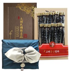 고려 홍삼 정과 400g 한지함 보자기포장 상견례 부모님 선물 명절선물, 1개, 그린보자기+노리개