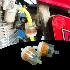 오토바이 연료필터 인라인 가스 필터 6mm - 7mm, 2개