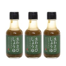 주비푸드 생와사비 간장 소스, 170g, 3개