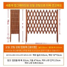 테라스 가림막 울타리 난간 담장 파티션 가리개 펜스 야외 옥상 울타리펜스, 3. 지상 삽입 90cm (총 190cm)