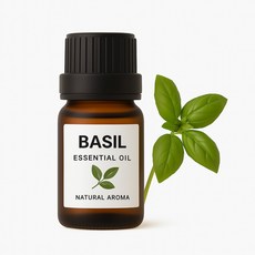 바질 에센셜 오일 (Basil E.O), 10ml