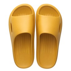 踩屎感拖鞋家用男女夏季浴室內外穿宿舍居家eva涼拖鞋黃色(升級版)230(適合女35-36碼), 1個, 黃色(升級版)