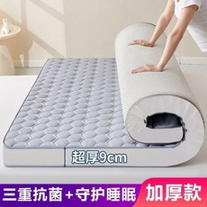 라텍스 매트리스 쿠션 가정용 매트 기숙사 학생 싱글 스폰지 접이식 바닥, [04] 120x190cm, Thi ness 9cm g y