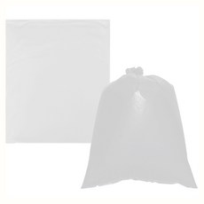 월드크린 분리수거 평판 비닐봉투 투명, 20L, 100개