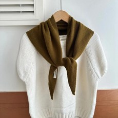 울 겨울 스카프 삼각형 니트 히잡 솔리드 숄 랩 파시미나 반다나 신상품, 4. DB031-08