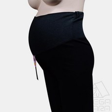 미니사라 스킨센스 면후라이스 기모 임부복대 끈 레깅스 XL 검정 임산부타이즈