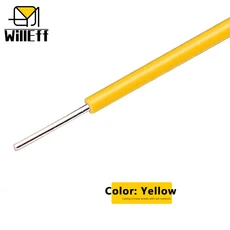 단단한 구리 와이어 단일 코어 주석 도금 케이블 전기 연장 코드 Pvc 전원 공급 장치 전자, 06 18 AWG, 01 UL1007-Black-Hard, 02 2m