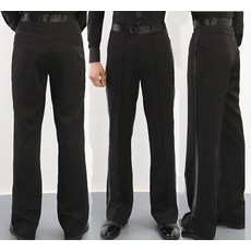 남성용 신축성 스판 비신축성 루즈핏 슬림핏 포켓 댄스 라틴 무용 춤 볼룸 모던 팬츠 공연