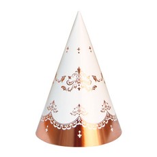 와우파티코리아 클래식 고깔 메탈릭로즈골드(6ea), 1개, 1개