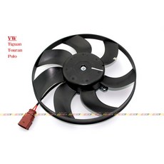 VAG小賴汽車 Tiguan Touran Polo (小-295mm) 散熱風扇 冷氣風扇 全新, 1K0959455Q/CR/ET/DH