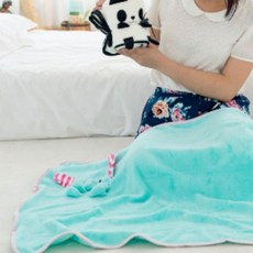 다플 동물 캠핑 수영장 담요 물놀이 극세사 담요