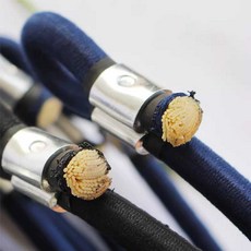 트램폴린 고무줄 육각 로프 점핑 밴드 교체용, 1. 10mm x 1.2m 블랙