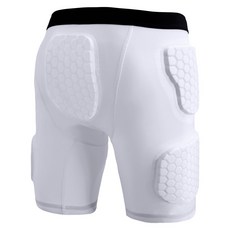 족구 골키퍼보호대 의류 골키퍼상의 방지 운동보호복 축구소품 운동보호구, 3. 화이트 바지
