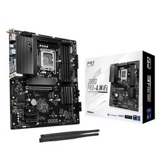 ASRock Z890 Pro-A WiFi 6E 마더보드 인텔 코어 울트라 LGA1851 RL-ILM DDR5 8666 MHz 256GB ATX PCIe 5.0