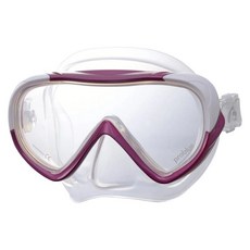 problue 黑矽膠單面鏡 潛水面鏡 水肺潛水 浮潛 自由潛水 低容積 矽膠材質【MS-152B】, MS-152 桃紅(透明矽膠)