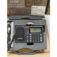 科多笙 QODOSEN DX286 收音機 美國版 附硬盒豪華收納箱, 標題內介紹, 如圖所示