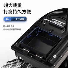 即創 GPS定速打窩船 500米遙控船, 單倉5200一塊電池, 100個
