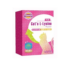 吉沛思 貓專用離胺酸Plus保健粉 45g，添加DBB's GMI，含小胞子靈芝類球蛋白, 1個, 貓專用離胺酸Plus保健粉-45g*1盒