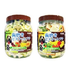 PettyMan 狗用潔牙烘焙點心 迷你消臭潔牙餅/水果夾心餅 500g, 1個, 現貨－口味隨機