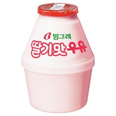 빙그레 딸기우유 단지우유, 240ml, 36개