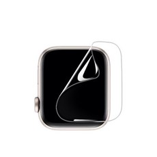 【防爆滿版軟膜】適用Apple Watch S8 GPS 41mm 45mm 抗藍光 TPU 螢幕保護貼, 1個, Apple Watch S8 41mm,【防爆滿版軟膜】亮面