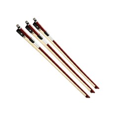 【奇歌樂器】 紅壇木弓桿羊皮製執手 高級小提琴弓, 1個, 1/4, 木色