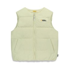 내셔널지오그래픽 키즈 K254UDV910 헤론 경량 구스 점퍼 베스트 LIME 364114