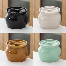 輝輝優質貨 沙縣小吃瓦罐蒸蛋湯罐 耐高溫陶瓷隔水燉盅 家用一人份, 4個顏色一樣一個, 1個