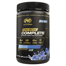 PURE VITA LABS EAA+BCAA 綜合冰藍風暴口味, 1個, 369g