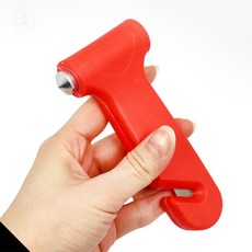 하영디자인 비상탈출 망치 탈출망치, 빨간색, 1개