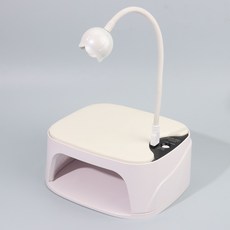 G91 손받침형 다기능 고출력 양손용 네일 큐어링 라이트 (젤 폴리쉬 빠른 건조), 1개, 화이트