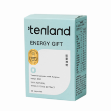 tenland【能量禮物】法國香瓜SOD食物型B群，提升活力，維持健康機能, 1盒, 30 capsules