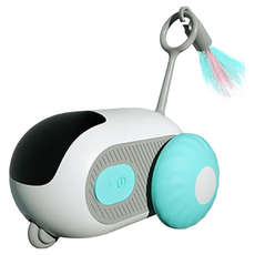 引力跑跑車 電動逗貓玩具車, 1個, 藍, PG-CT081