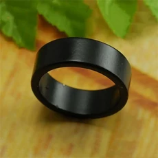마그네틱 매직 링 골드 실버 플레이트 원형 아크 마술사 링 마술 트릭 마술 소품 마법사 PK 링 18mm 19mm 2, 10 20mm-Black
