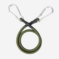 60cm 탄성스트링 스트레치코드 웨빙스트랩 카라비너ryu5+8pZK