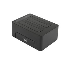 넥시 하드 도킹스테이션 2베이 하드복사기 외장하드 케이스 클론 HDD, 1개, NX-HDS3082
