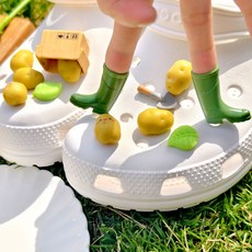 NEW 구황작물 청년농부 못난이 햇감자 신발꾸미기 파츠 세트