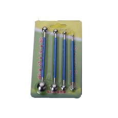 金屬美縫工具組 填縫壓陽角陰角 壓縫球 刮片, 1個, 壓縫球組