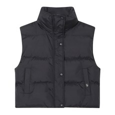 본사직영 크롭 하이넥 패딩 조끼-L1C46PVT010