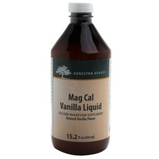 GENESTRA BRANDS 鎂鈣補充液 香草口味, 450ml, 1個