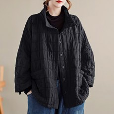 지홍 누빔 자켓 점퍼 야상 빅사이즈 루즈핏 간절기 오버핏 88 99 110