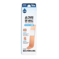 플레이드 손가락 면 밴드 16매입, 2개