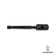 CONQUEST 義大利 RazoRock Switch Safety Razor 傳統刮鬍刀 直立剃刀 一刀兩用, 1個, 黑色