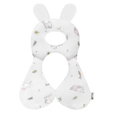 보니숑 신생아 아기짱구베개 + 유모차목베개 M사이즈, 큐티레빗, 1개