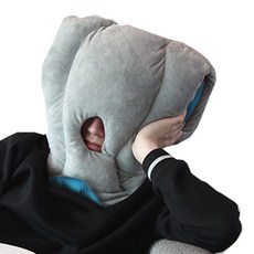 여행목쿠션 낮참쿠션 우주인 목베개 헬멧 낮잠베개 45998pc 1(pc), 스카이블루